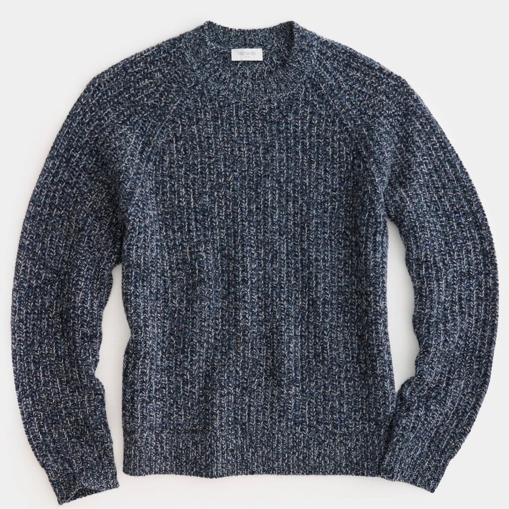 Todd Snyder Mouliné Cashmere Sweater